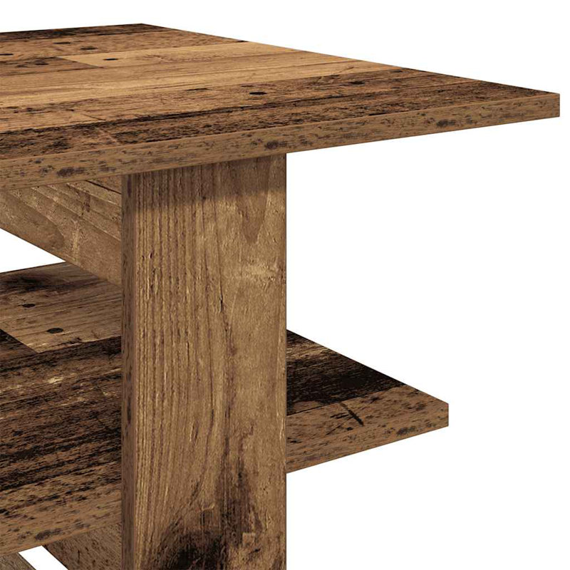 Table basse Table basse en bois d'ingénierie, Bois ancien