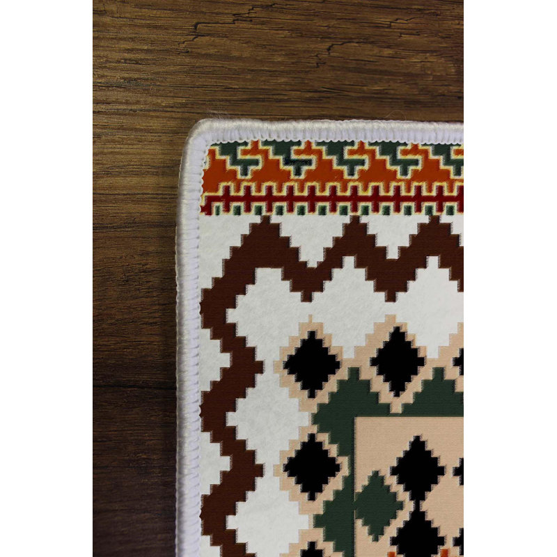 High-Quality Hall Carpet, 3D Digital Print, 3.3 x 4.9 Feet | 100% Polyester, 650 g/m², 0.3 in Pile Height | Antibacterial, Non-Slip Underside, Machine Washable | Perfect for Entryways, Living Rooms & More