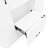 Integrated Shoe Cabinet, 3-In-1 Design Cabinet With Mirrored Door, Hall Tree With 4 Sturdy Hooks
