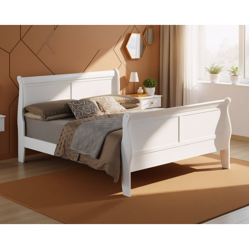 Lit-bateau Roskilde, Blanc, Double