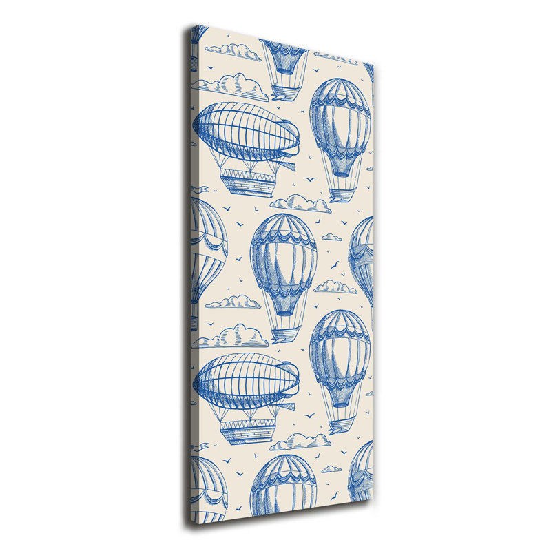 Airships And Balloons - Wrapped Canvas Print
