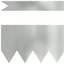 Bordure de pelouse vidaXL 10 pièces argent 100 x 0,05 x 20 cm acier galvanisé-113326165-113326163