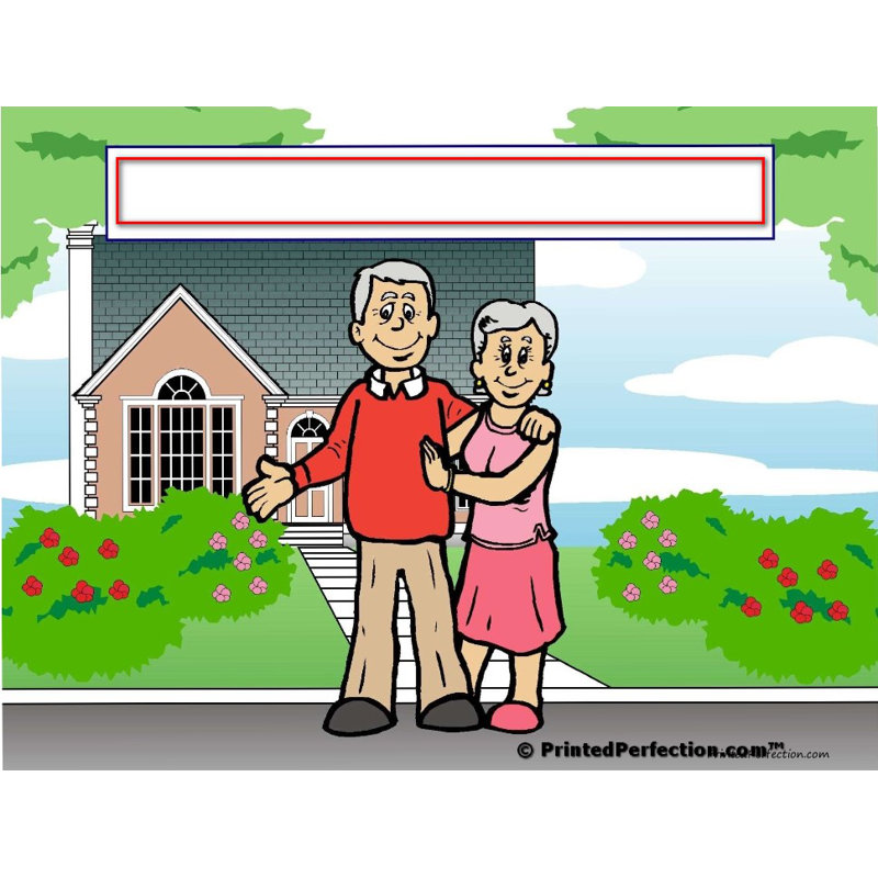 Ensemble de 4 sous-verres personnalisables Grandparents at Home, Oui