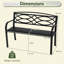 Metal Outdoor Bench