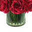 Peony Arrangement in Glass Vase with Grass-2022617962