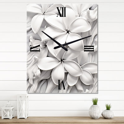 Horloge murale Darijan - Plumeria