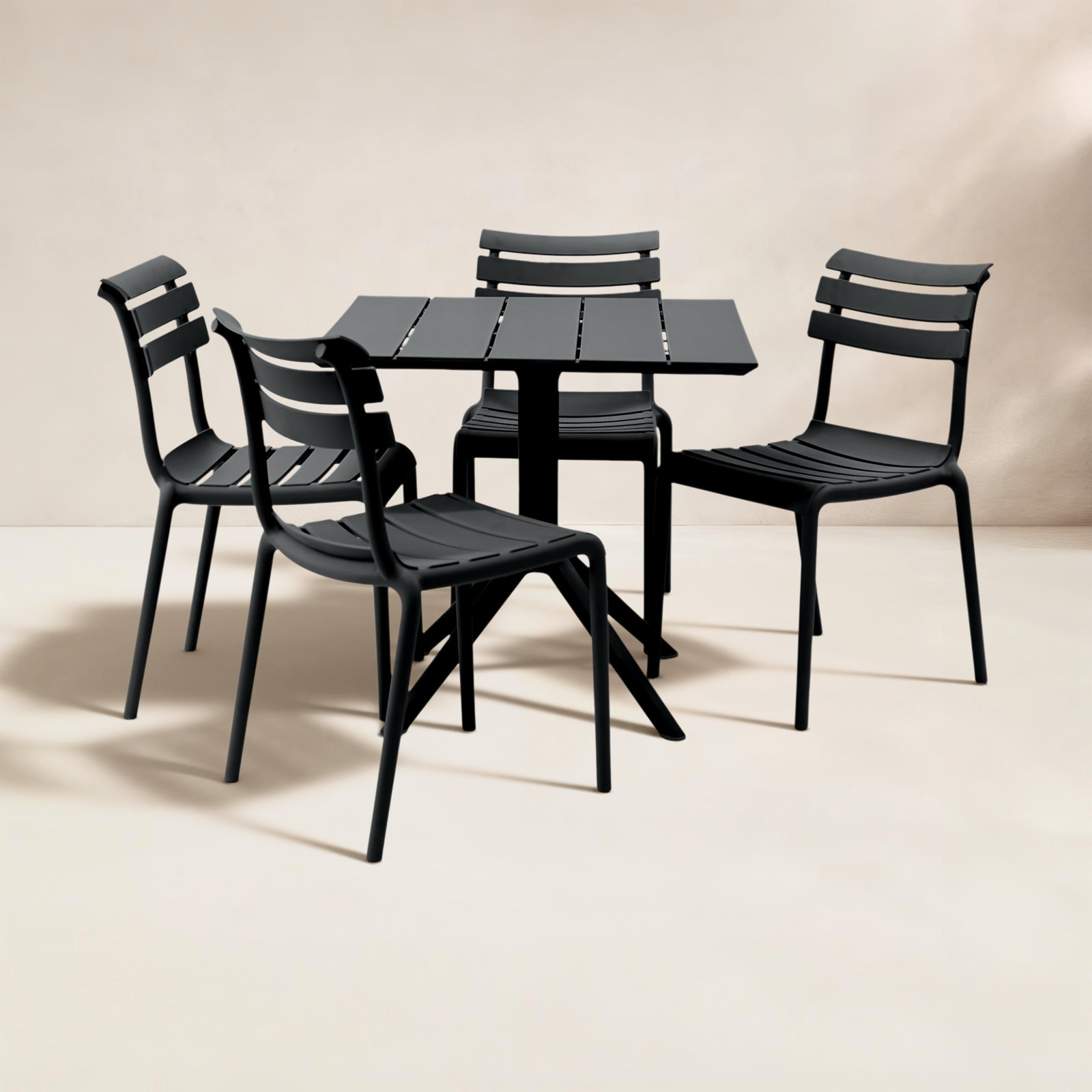 Fillmore 32" Patio Dining Set, Balck
