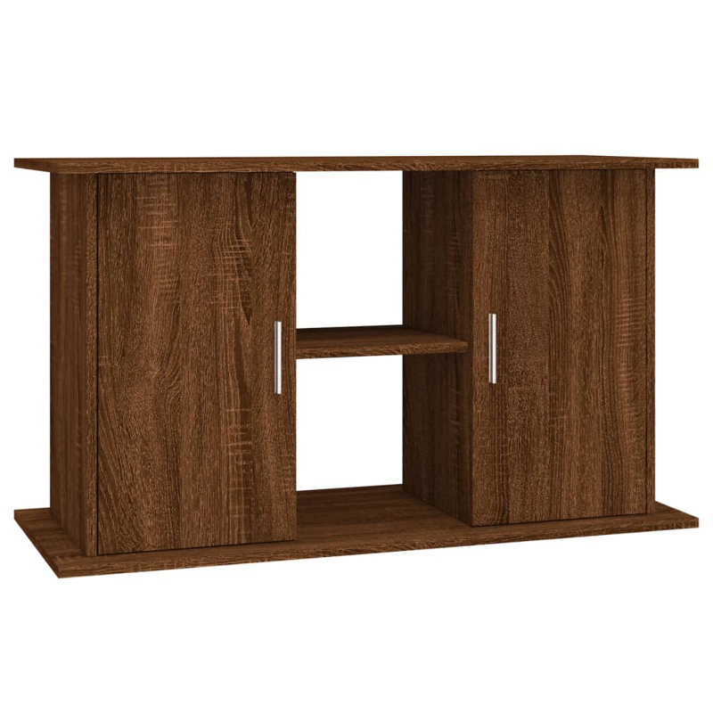 Support pour aquarium vidaXL, Chêne brun, H 22,8 po x l 47,6 po x P 16,1 po