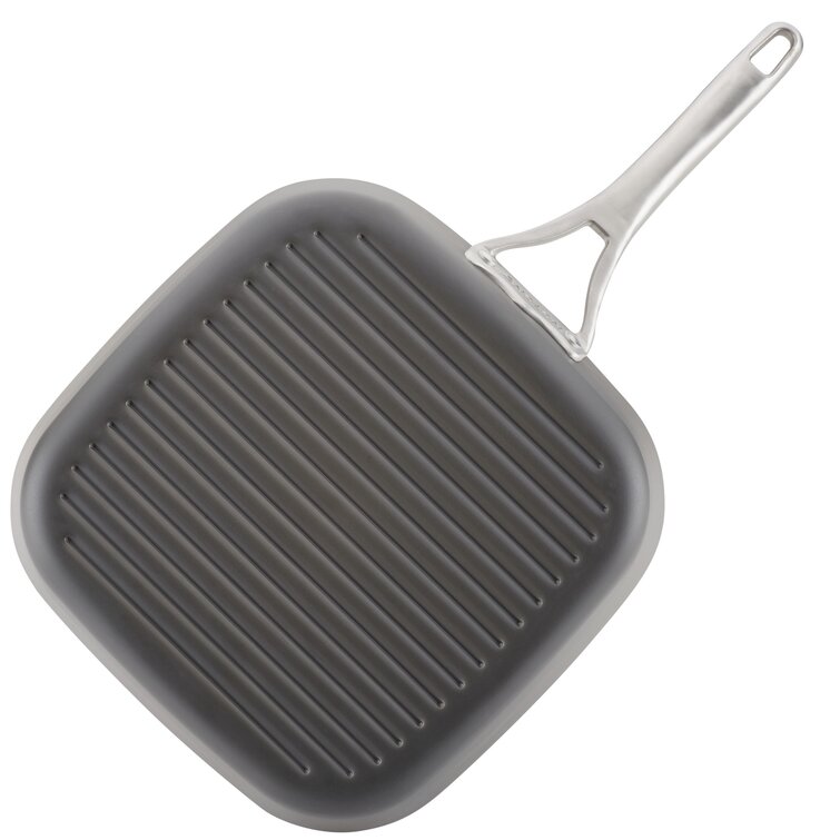 Calphalon Contemporary Hard-Anodized Aluminum Nonstick Cookware, Square  Grill Pan, 11-inch, Black