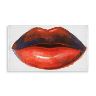 Red Lipstick Tablecloth - Indoor/Outdoor Red Bedroom Decor