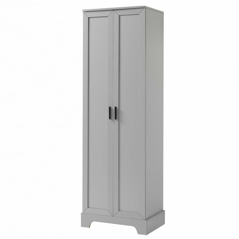 Armoire Line avec tablette réglable, Gris