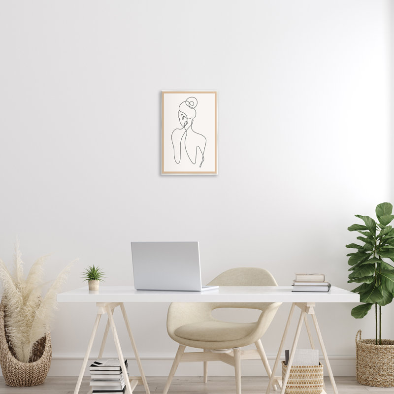 «Minimal Woman», dessin par LSR Creative Studio, H 15 po x l 10 po