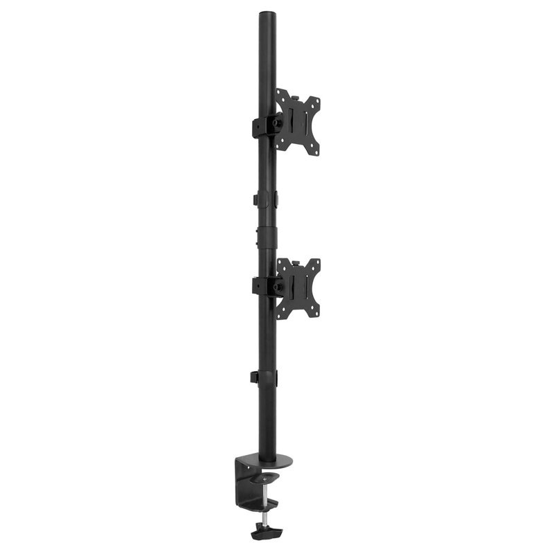 Height Adjustable 2 Screen Monitor Stand