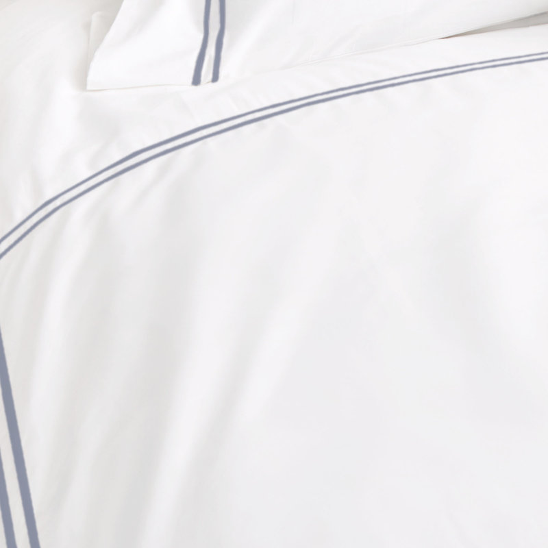 Coltrane 100% Cotton Button Sham, Ink, King