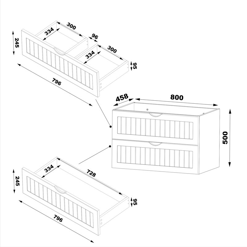 Aracri Wall Mounted Required Under Sink Cabinet