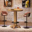 Table bistro 37,4 po, table bistro en bois massif