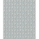 Serene Collection Metallic Geometric Zig-Zag Design 33' L x 21" W Wallpaper Roll