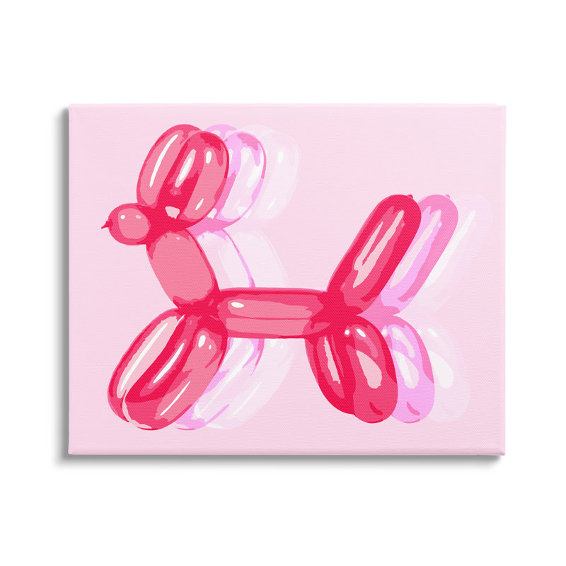 Art pop sur toile Pop Balloon par Lil 'Rue, H 30 po x l 40 po x P 1,5 po