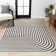 Tapis noir / blanc Odense