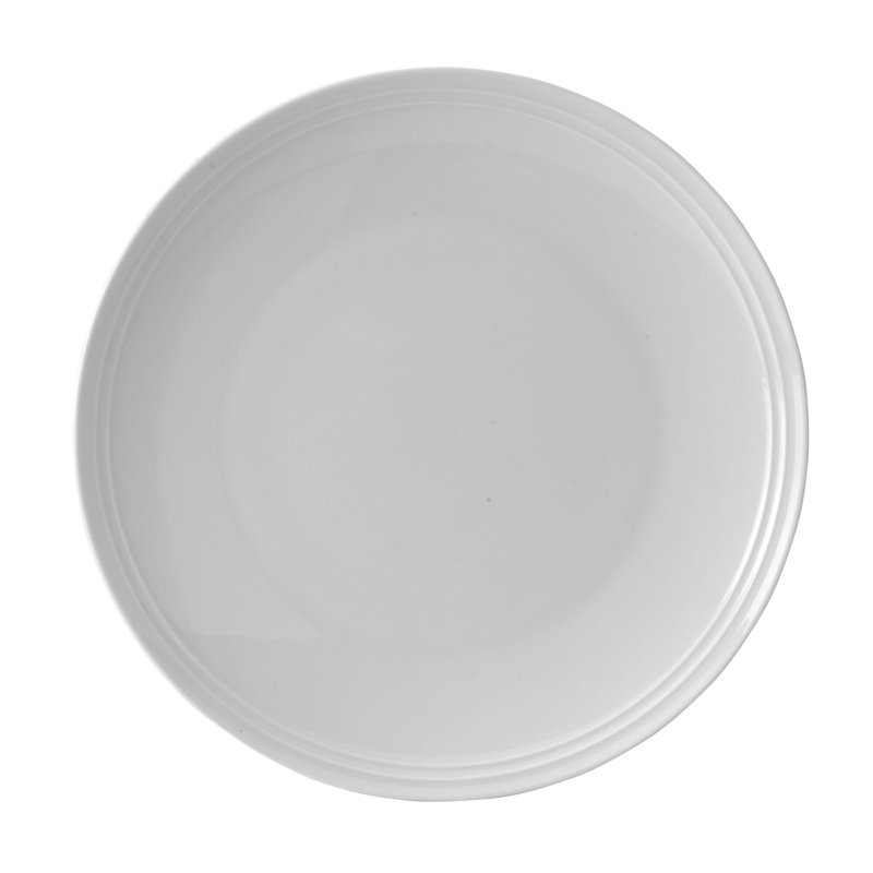 Kyler White Porcelain 12-Piece Dinnerware Set, Service for 4