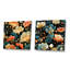 Elora - Ensemble de 2 collages carrés botaniques abstraits-101848825-101848824