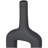 Black Ceramic Donut Shaped Decorative Vase, Set of 2-71134118