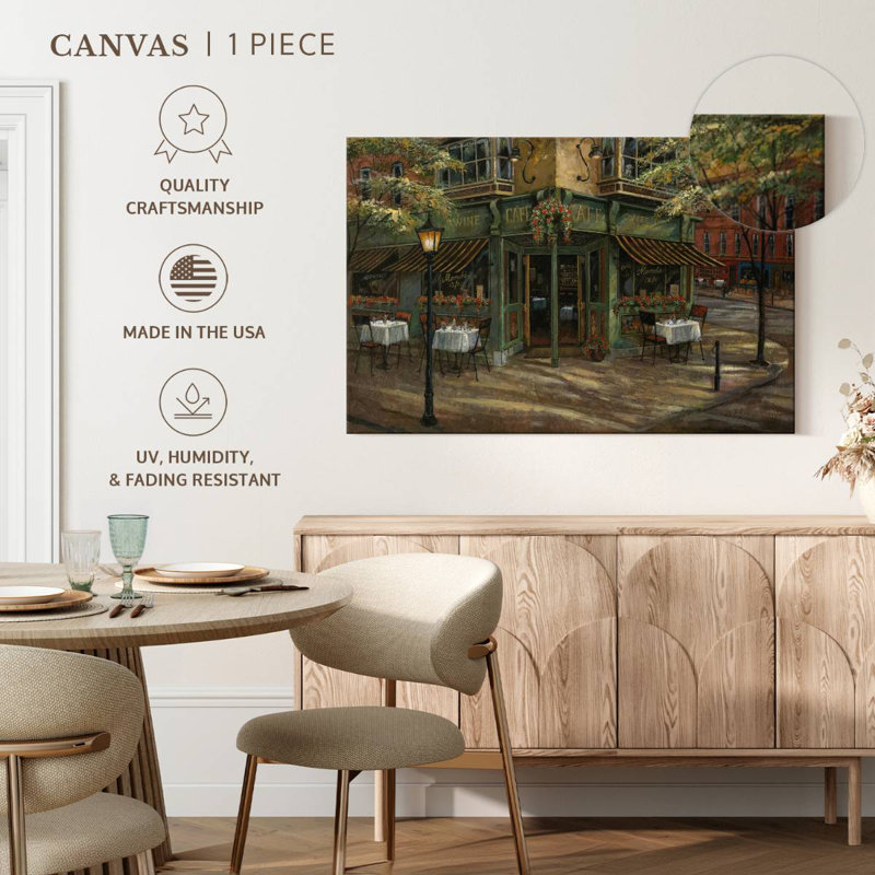 Lilie Mandi's Cafe, 8" H x 12" W