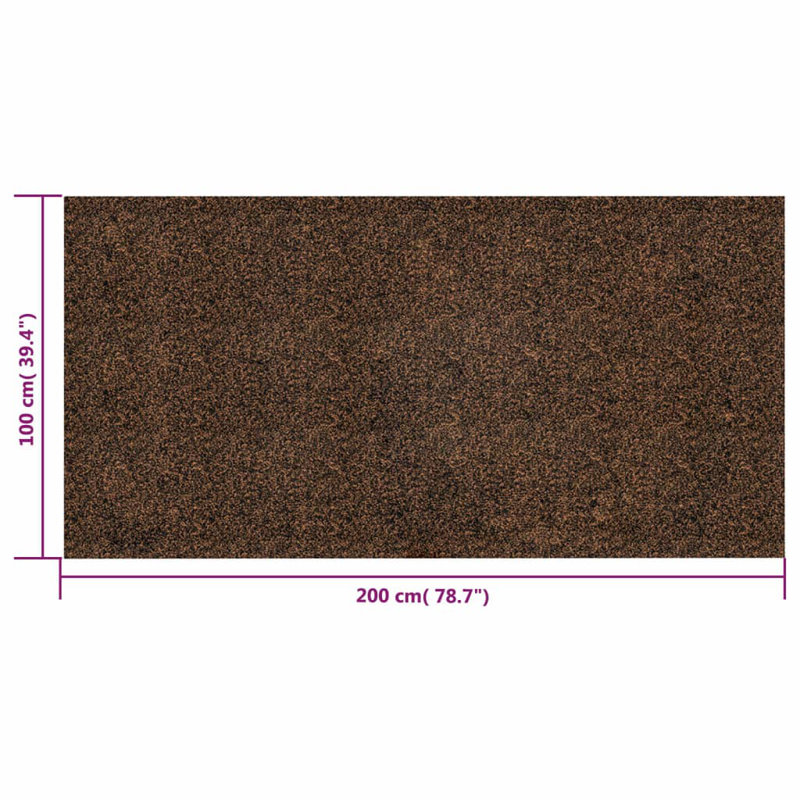 Vidaxl Rubber Cork Roll 39.4"X78.7" 0.2"
