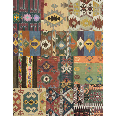 Hallan Patchwork Area Rug