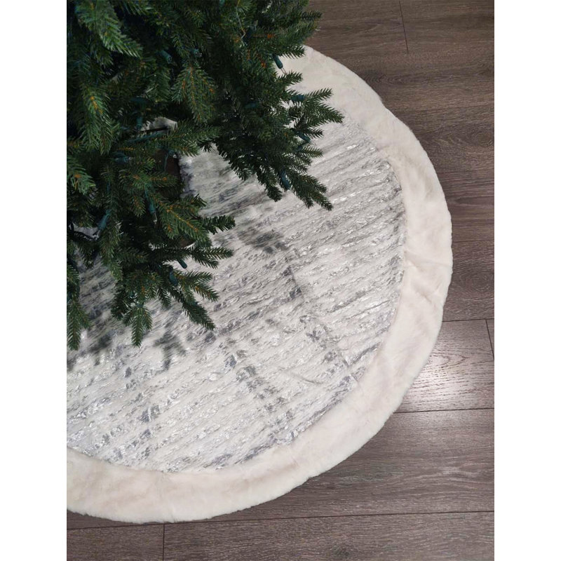 Jupe d'arbre, Argent, H 52 po x l 52 po
