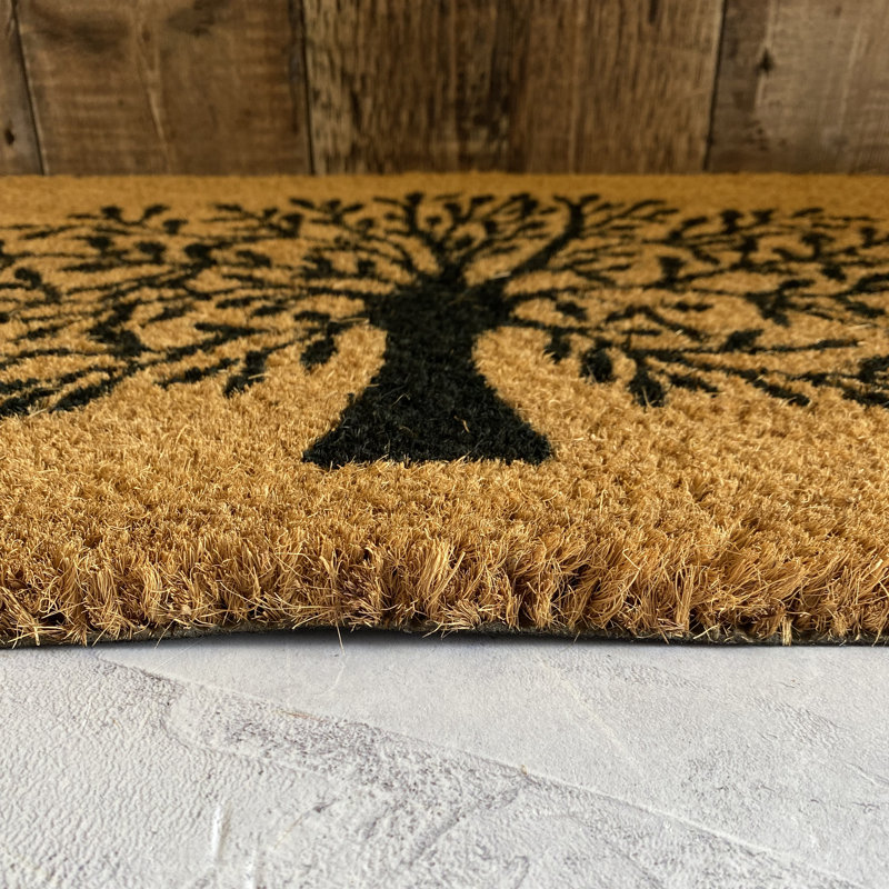 Springville Non-Slip Floral Doormat