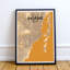 Miami City Map - No Frame Print-980634363