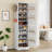 28 Pair Shoe Storage Cabinet With Adjustable Shelves-1021075266