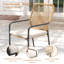 Chaise de patio avec coussin