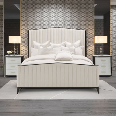 Paris Chic Upholstered Standard Bed