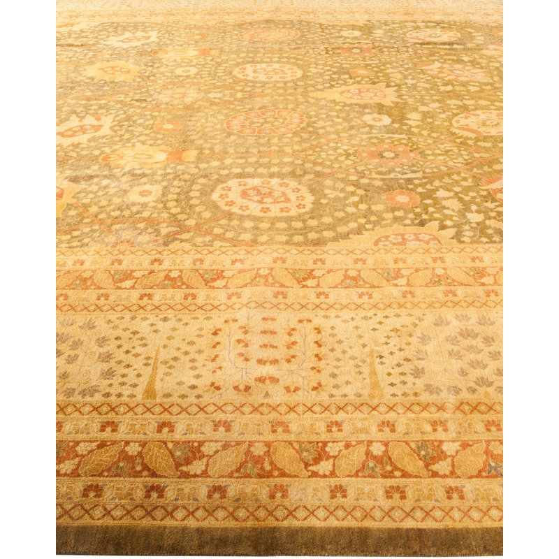 Classic One-of-a-Kind 12' 2" X 17' 7" Hand Knotted Area Rug