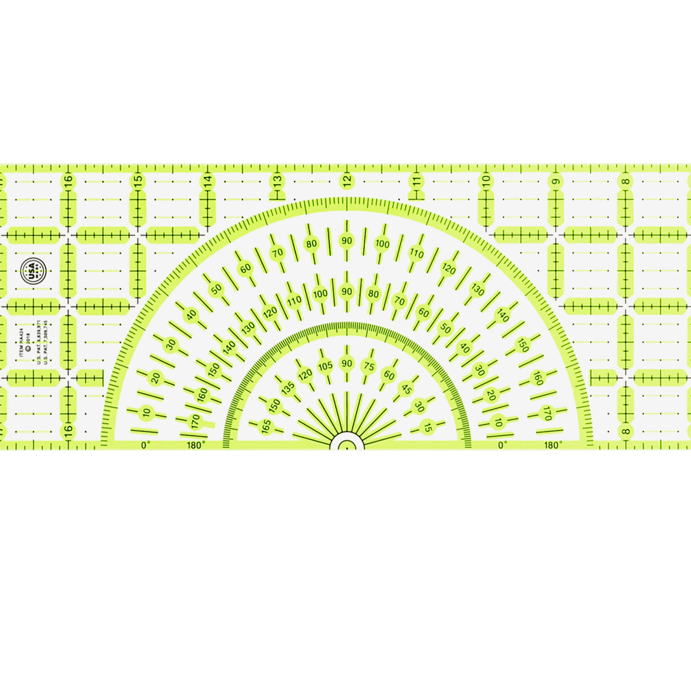 1/4 Acrylic Ruler Set - High Shank - Quilting-accessories Acccessory -  098612020004