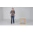 Evana Open Storage Woven End Table