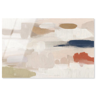 «Shape of a Calm Day III», reproduction d'art acrylique sur toile par Art Remedy, prête à être suspendue, 24 x 16