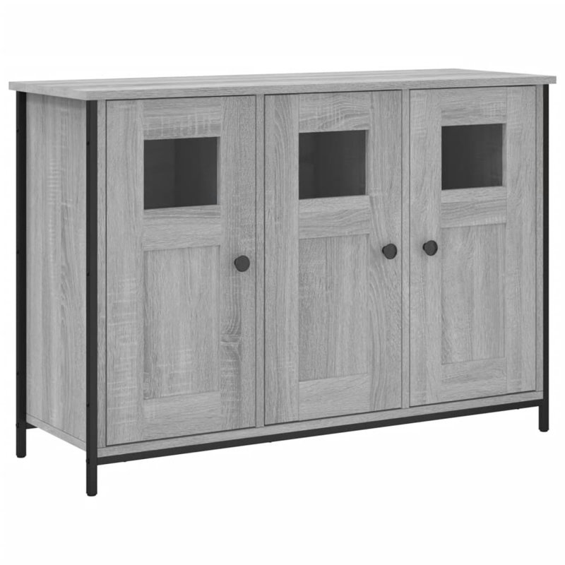 Iancarlo 100cm Sideboard, Grey Sonoma