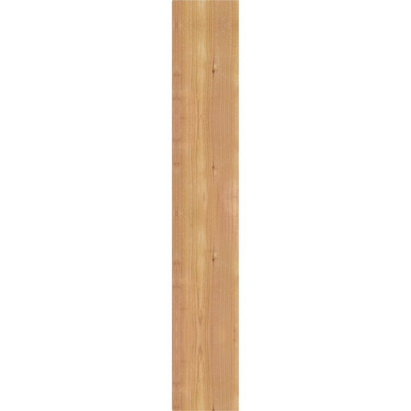 Persienne balboa à lattes en bois rustique, P 26 po x H 34 po, Cèdre rouge occidental l 7 1/2 po (lisse)