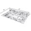 Plateau de meuble-lavabo 37 po x 22 po, avec lavabo et dosseret en céramique encastré, comptoir de salle de bain en marbre artificiel avec 3 trous de robinet, blanc et noir New Carrara (seulement le comptoir de meuble-lavabo)