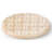 CounterArt White Geo Pattern Wood Lazy Susan Turntable