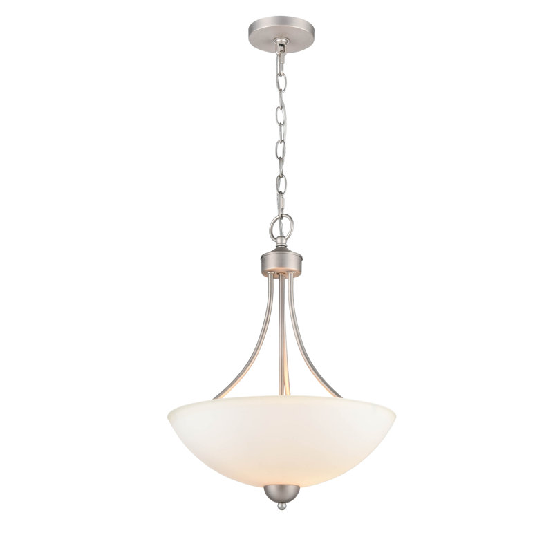 Ghazanfar 3 - Light Unique/Statement Pendant, Satin Nickel