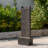 Ridged Texture Outdoor Water Fountain with LED Glow and Built-In Pump-114318015