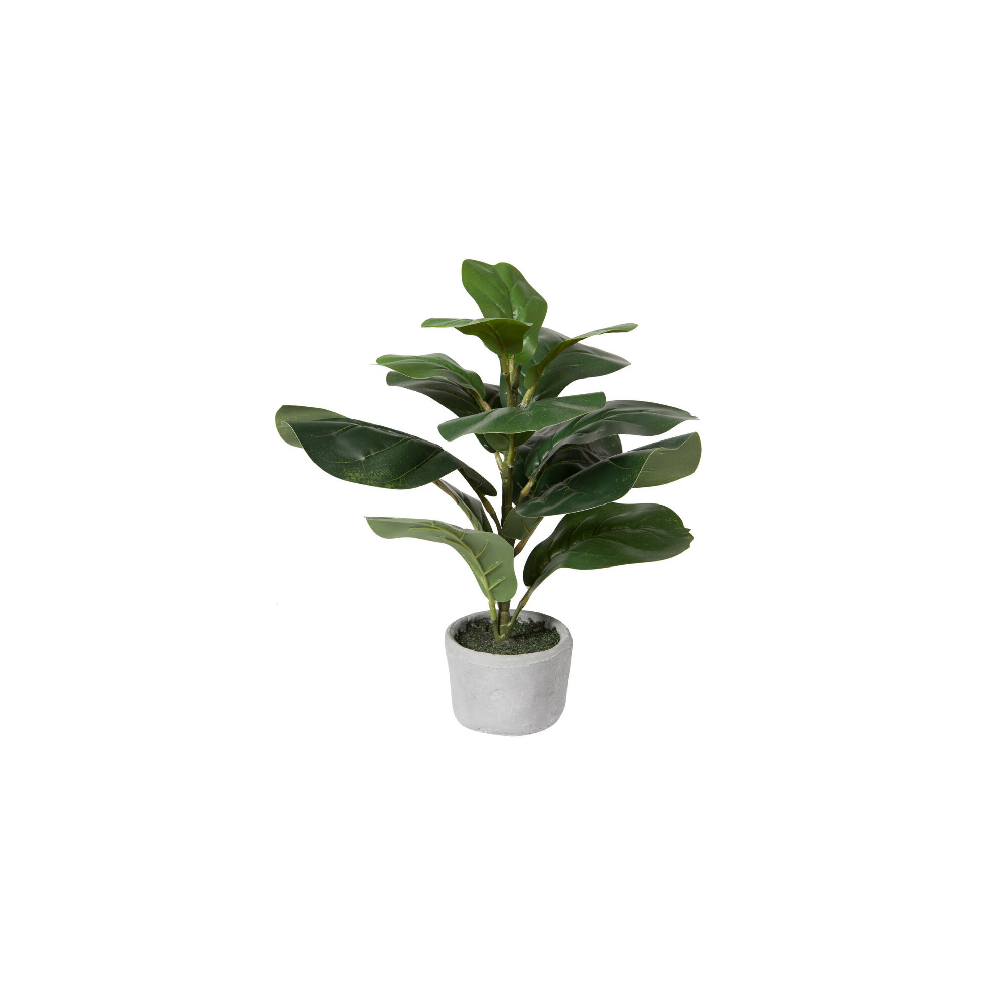 17'' Faux Plant in Pot, Green