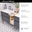 Base de meuble-lavabo simple mural 24 po Studio S-52288801