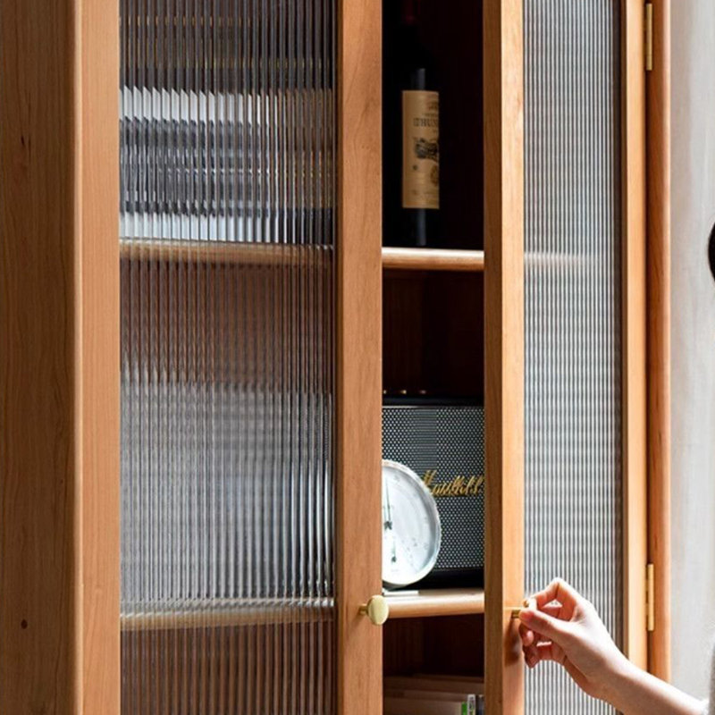 Bibliothèque simple en bois massif