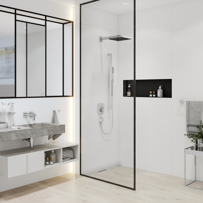 hansgrohe Pulsify E Showerarm E,15", Chrome