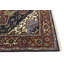Tapis bleu marine en laine noué à la main 7 pi 10 po x 9 pi 10 po Shancerria